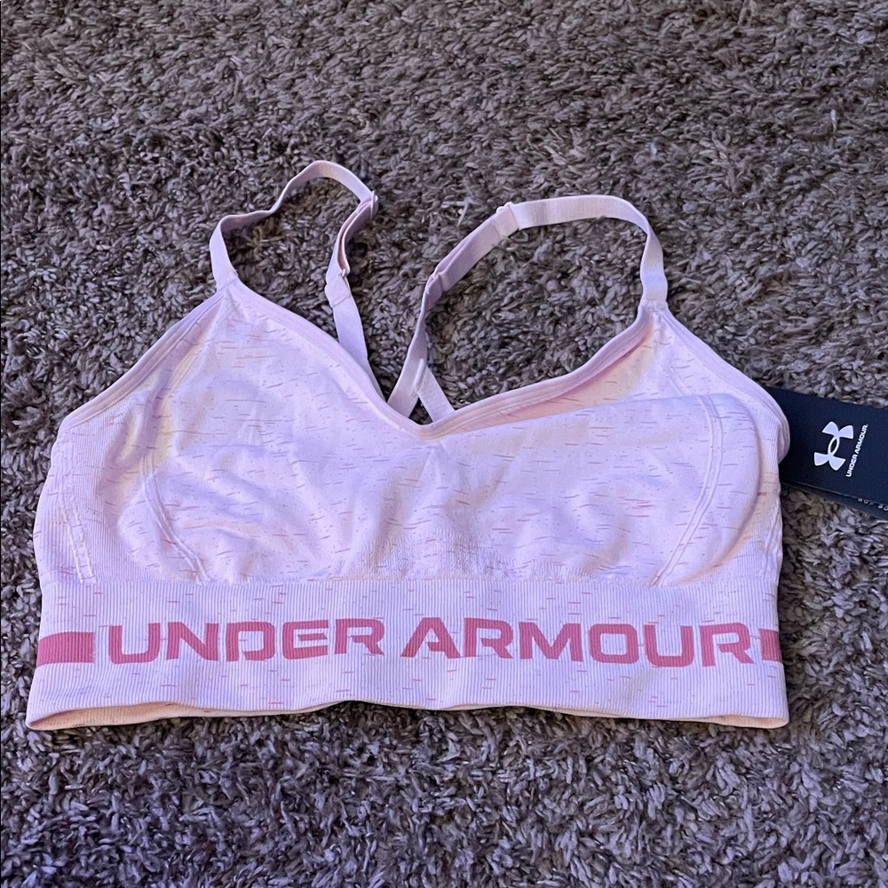 Under Armour Light Pink Sports Bra